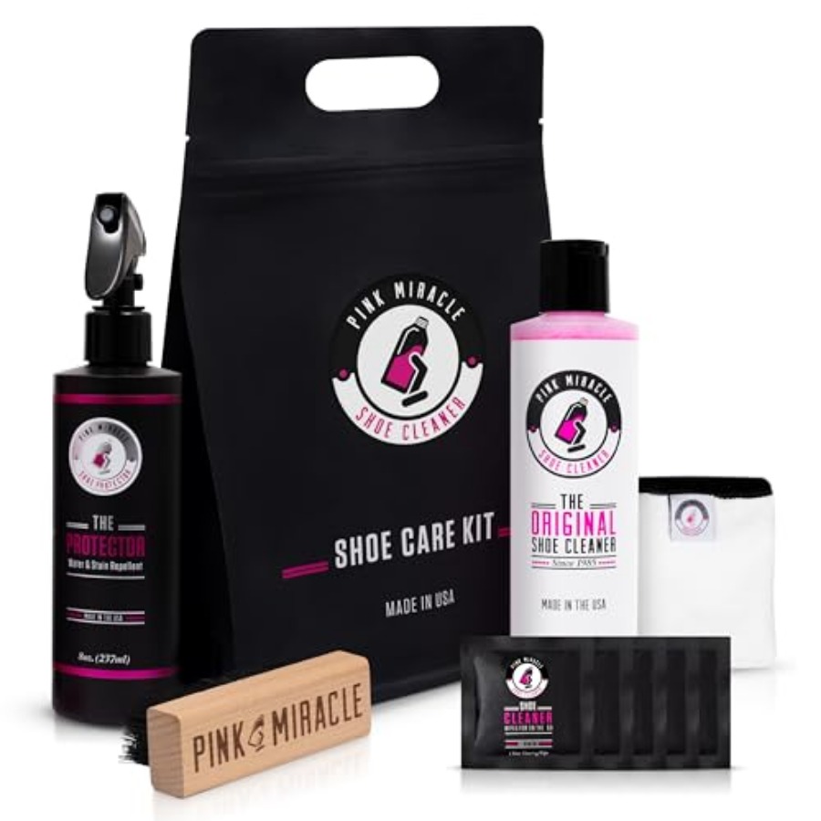Sneaker Protector Spray - Pink Miracle Shoe Care Kit -