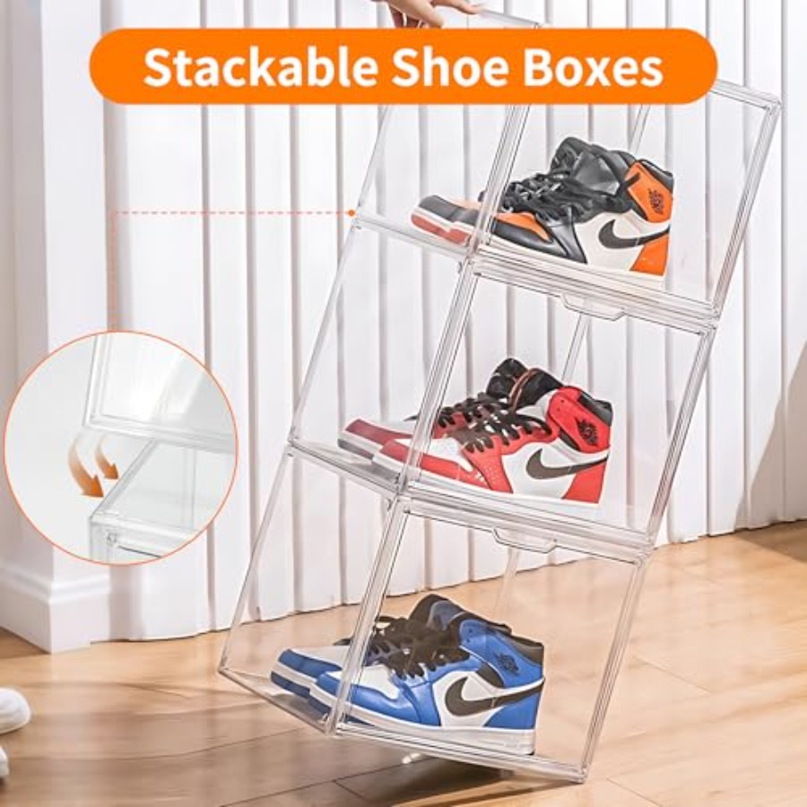 Pack Clear Acrylic Sneaker Sho - Shoe Box Display review and price
