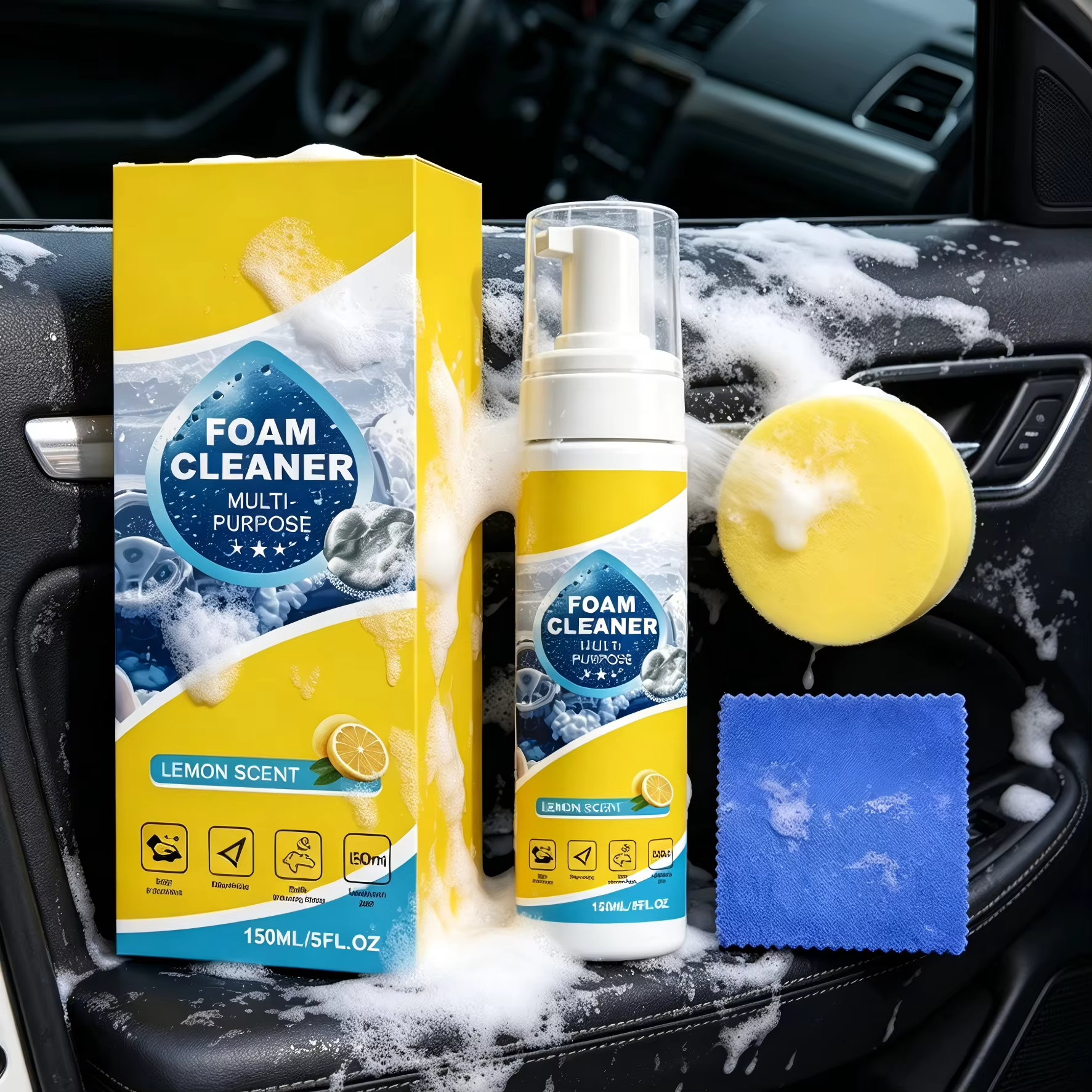 Multi-Purpose Foam Car Interio - Sneaker Care Spray review and price
