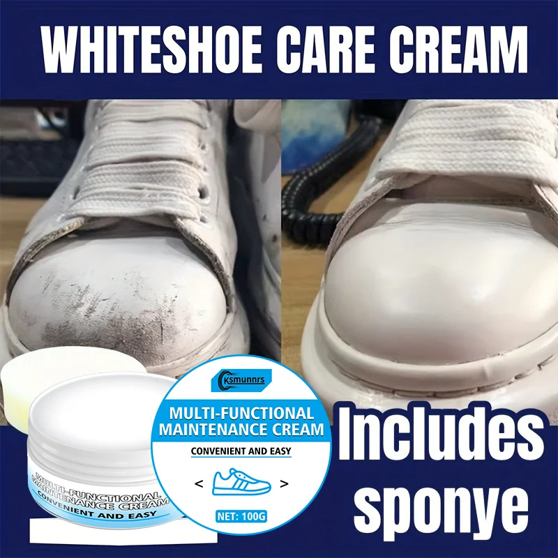 White shoe polish cream with s - Sneaker Care White review and price