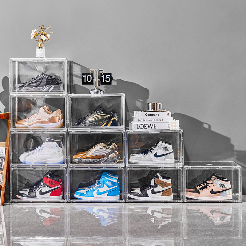 Fully Transparent AJ Shoe Box  - Shoe Box Display review and price