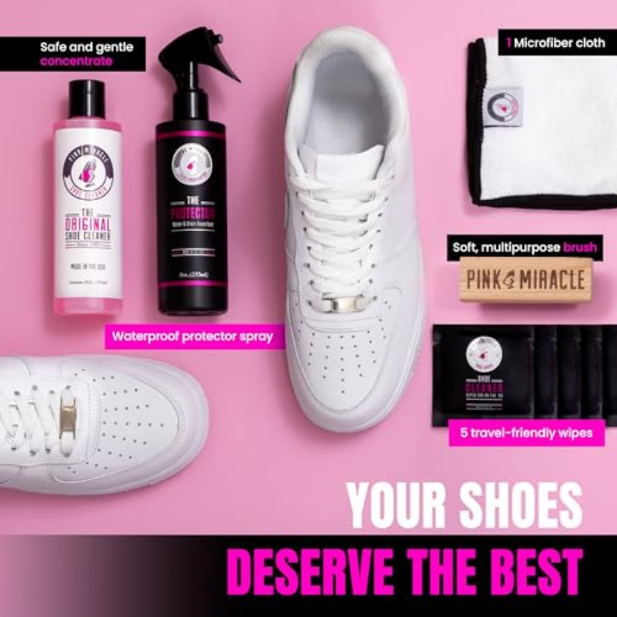 Pink Miracle Shoe Care Kit - I - Sneaker Protector Spray review and price