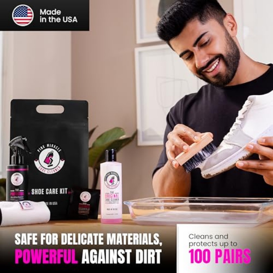 Pink Miracle Shoe Care Kit - I - Sneaker Protector Spray review and price