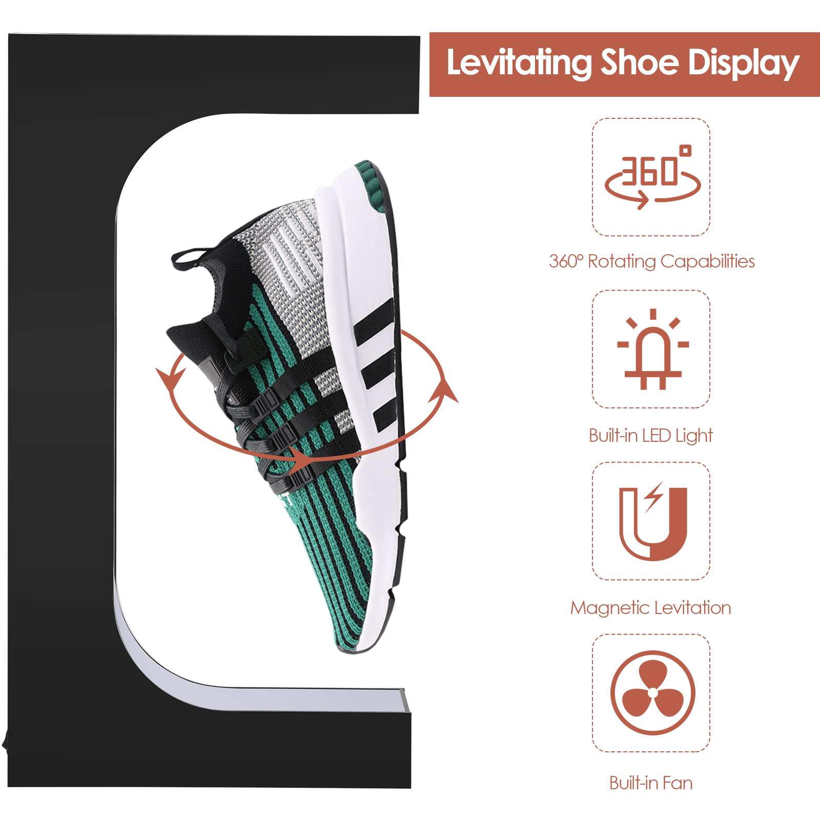 Floating Shoe Display Magnetic - Shoe Box Display review and price