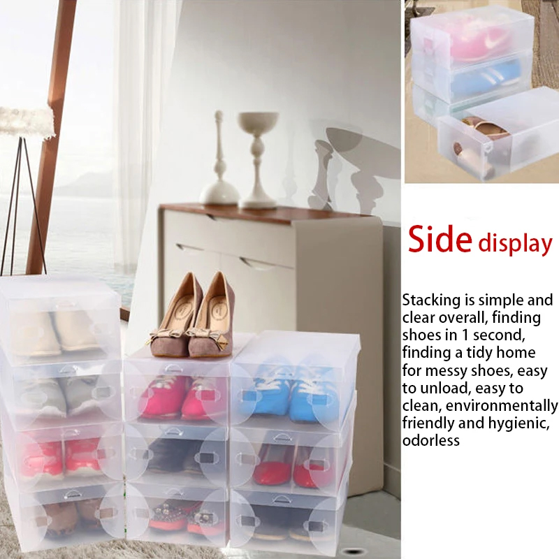 12 Piece Transparent Shoe Box  - Shoe Box Display review and price