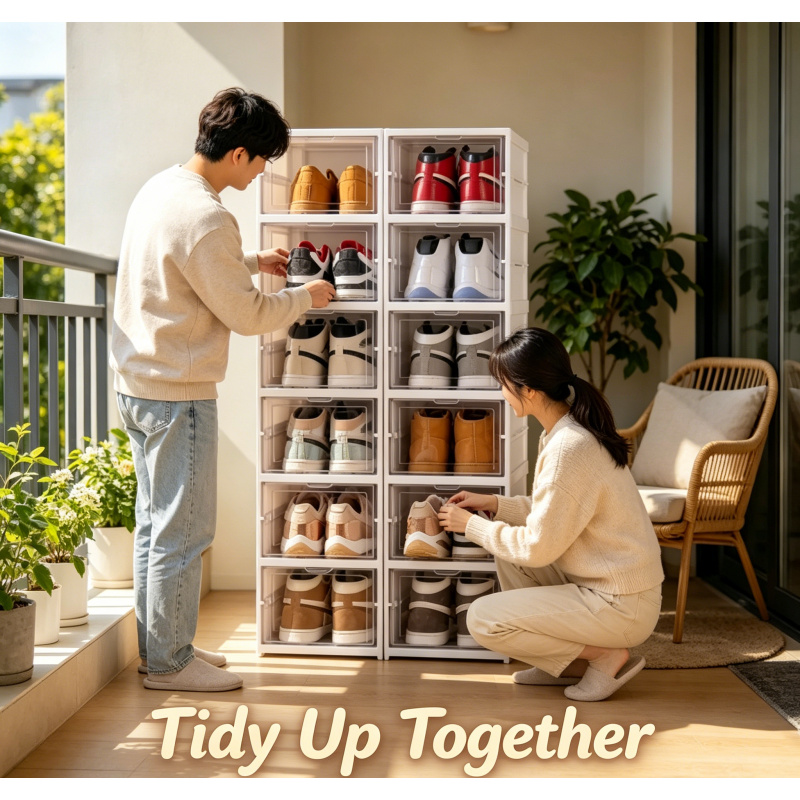6 Layers Foldable Transparent  - Shoe Box Display review and price