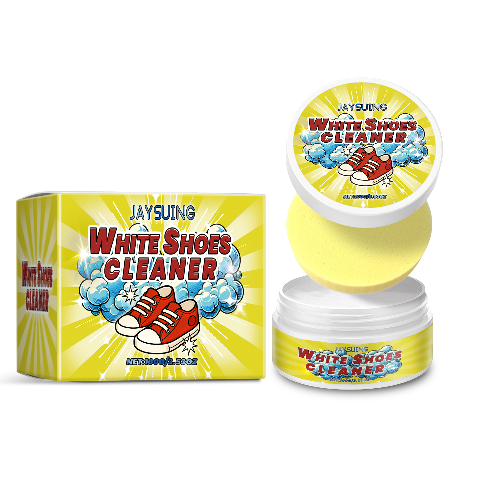 White Shoes Cleaning Cream Sta - Sneaker Care White review and price