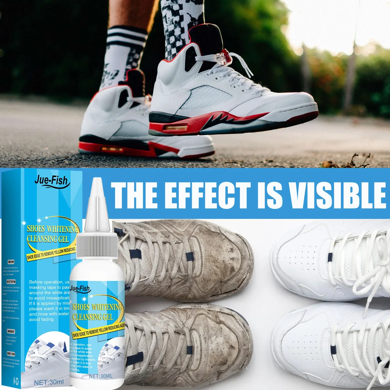 White Shoes Cleaning Gel Stain - Sneaker Cleaning Kit review and price