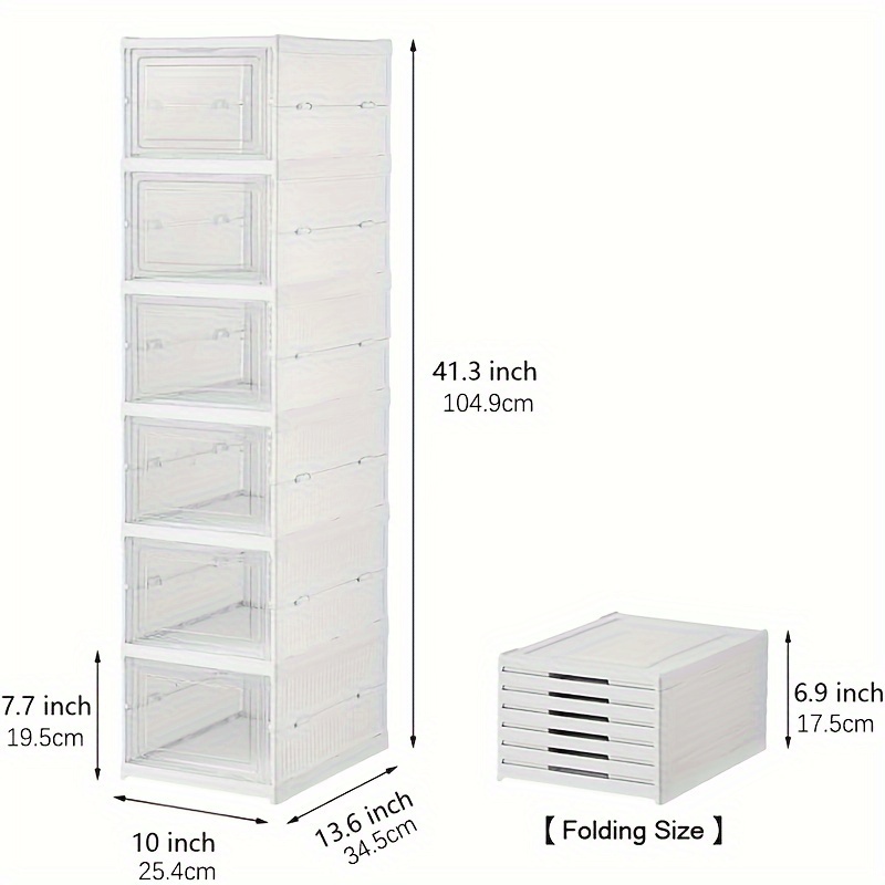 Dust Proof Stackable 6 Layer T - Shoe Box Display review and price