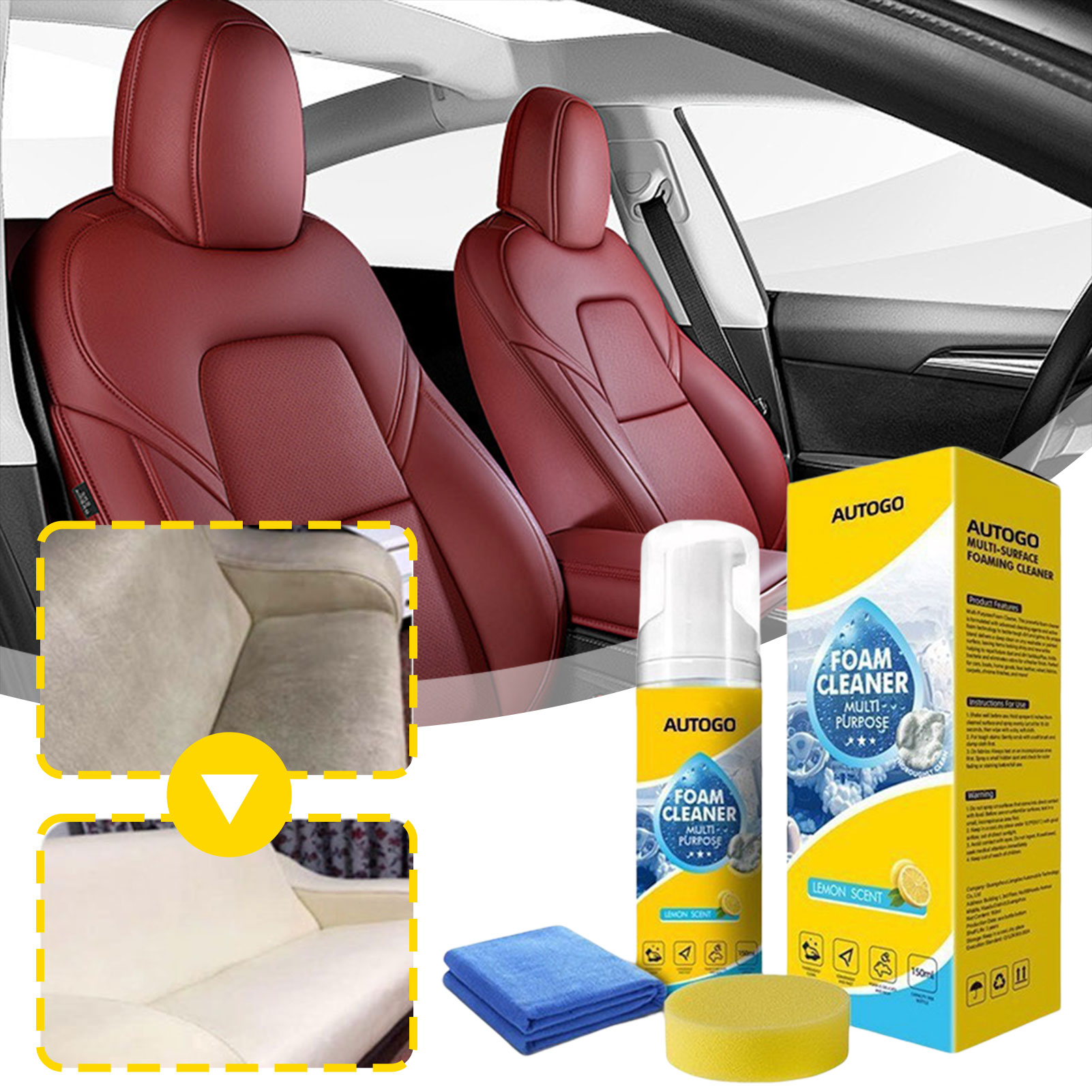 Multipurpose Foam Cleaner For  - Sneaker Care Spray review and price