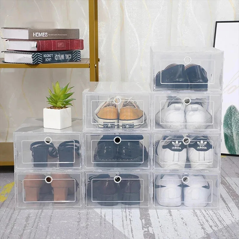 6 Pack Transparent Shoe Boxes, - Shoe Box Display review and price
