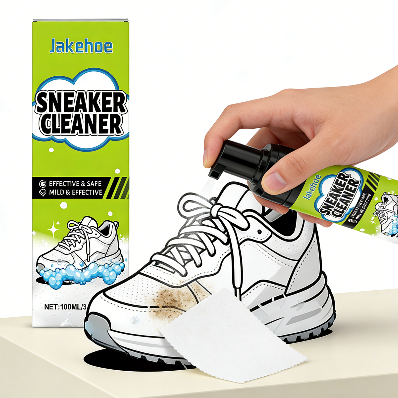 White Shoe Cleaner Sneaker Cle - Sneaker Care Spray review and price