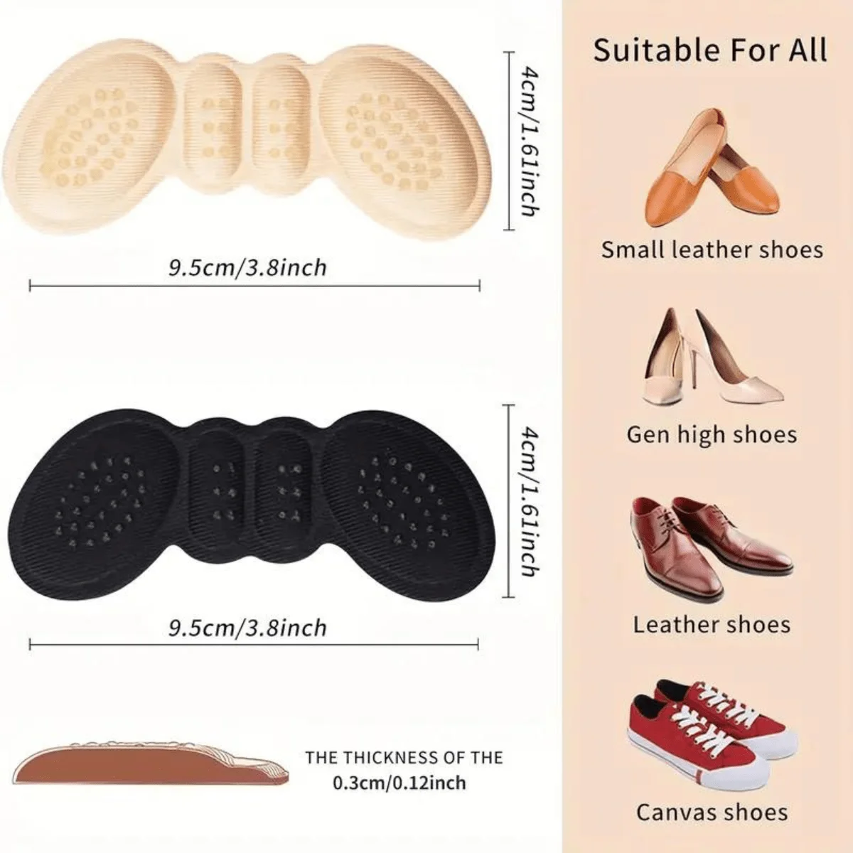 6 pcs Heel Grips Liner Cushion - Heel Liner Grip review and price